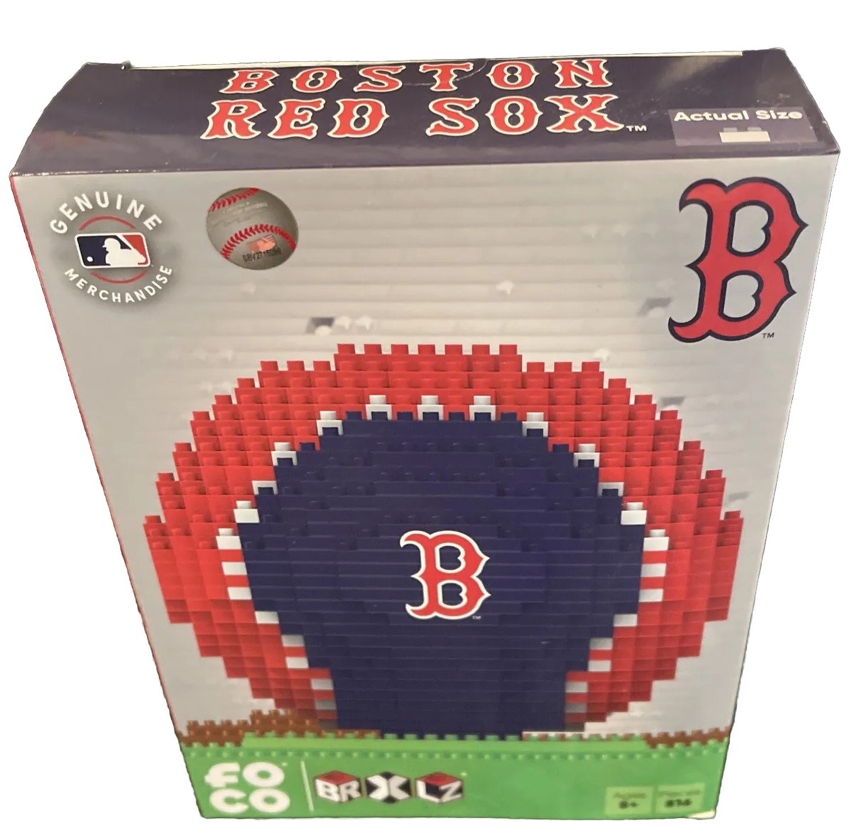 NEW FOCO BRXLZ MLB BOSTON RED SOX Baseball 3-D Construction Toy