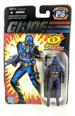 GI Joe HOODED COBRA COMMANDER - 25th Anniversary - NEW Sealed