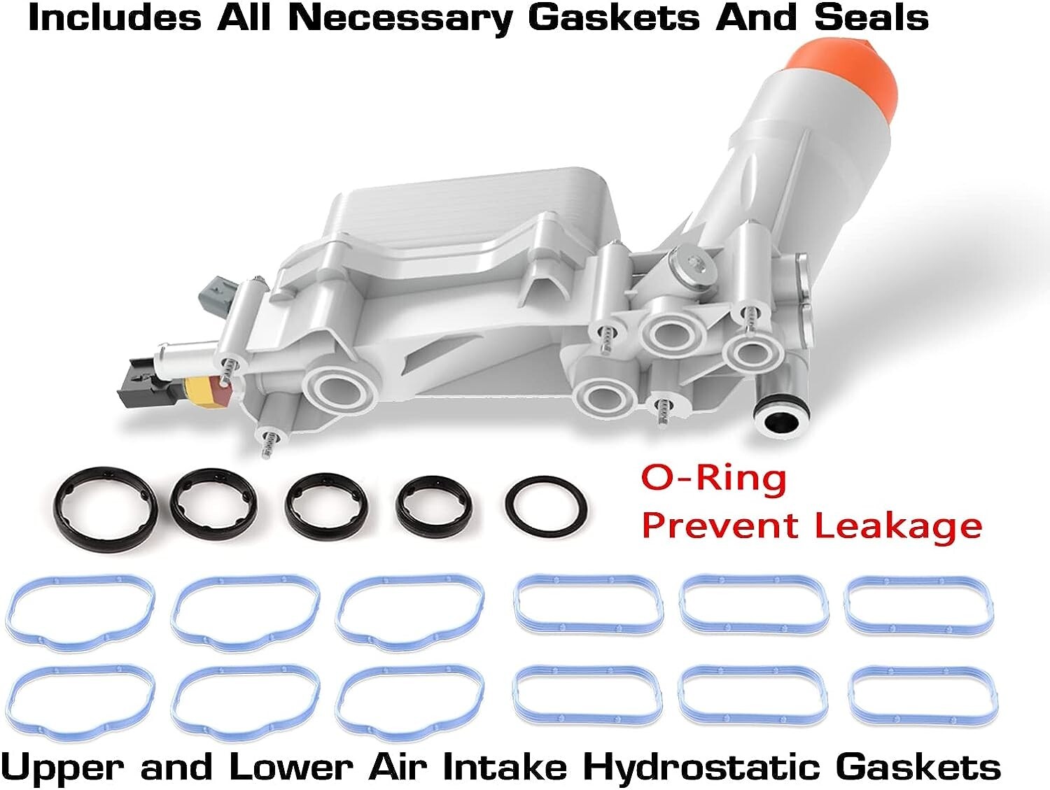 926-959 Aluminum Oil Cooler & Oil Filter Housing Adapter for Chrysler Dodge Jeep
