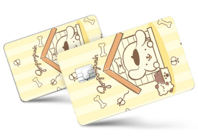 Sanrio Hello Kitty Pompompurin Credit Card Smart Sticker Skin Precut Small Chip