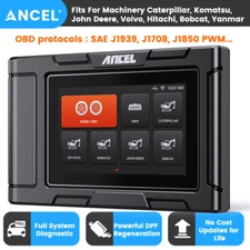 ANCEL HD3600 Heavy Equipment Diagnostic DPF Regen Truck Scanner Machinery Scan