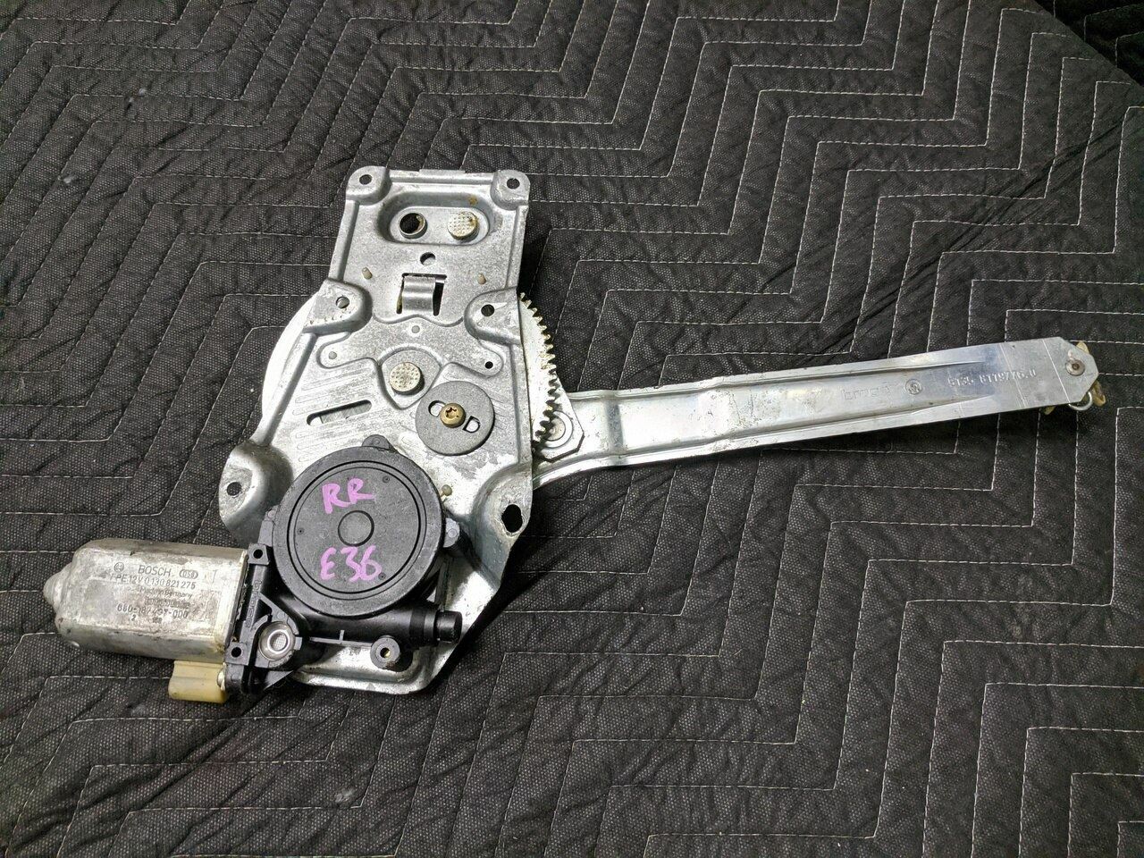 BMW E36 3-Series Rear Right Window Regulator With Motor  