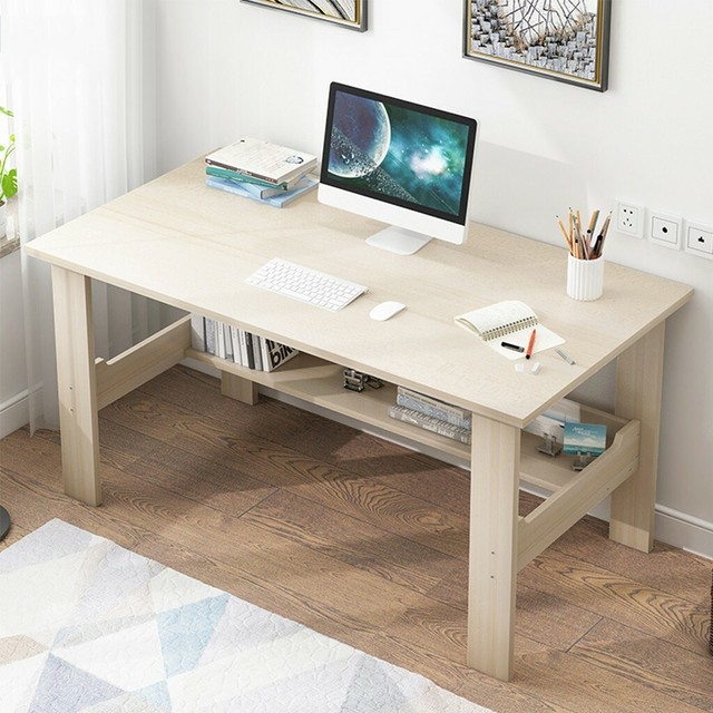 Black Walnut Modern Student Computer Desk Contemporary Frame Home Computer Desk Contemporary Frame