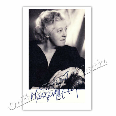 Margaret Rutherford alias Miss Jane Marple  -  Autogrammfoto |2|