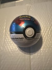 Pokemon C19 PokeBall Tin Blue/white New Sealed Rare