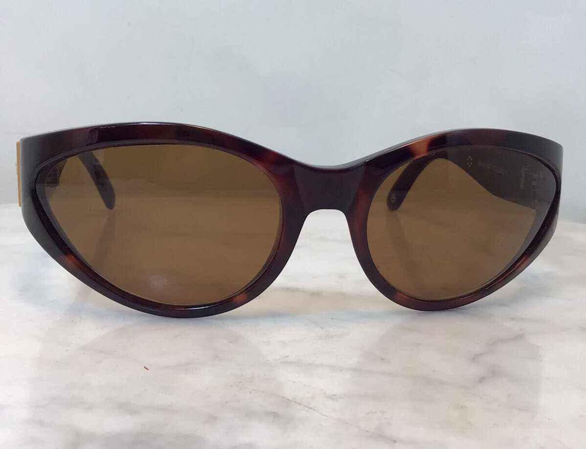 Vintage GIANNI VERSACE gold Medusa Head Sunglasses MOD 460 COL 900