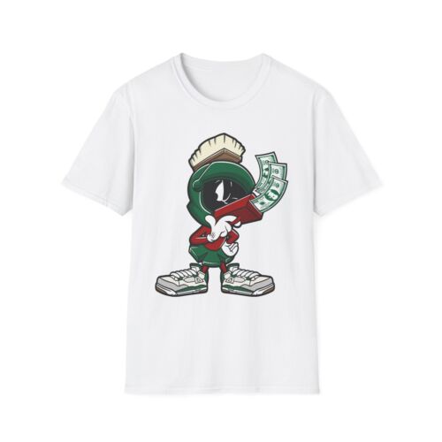 Cool Cartoon Money T-Shirt, Fun Gift, Streetwear Style, Unisex Tee, Casual Wear, - Picture 6 of 9