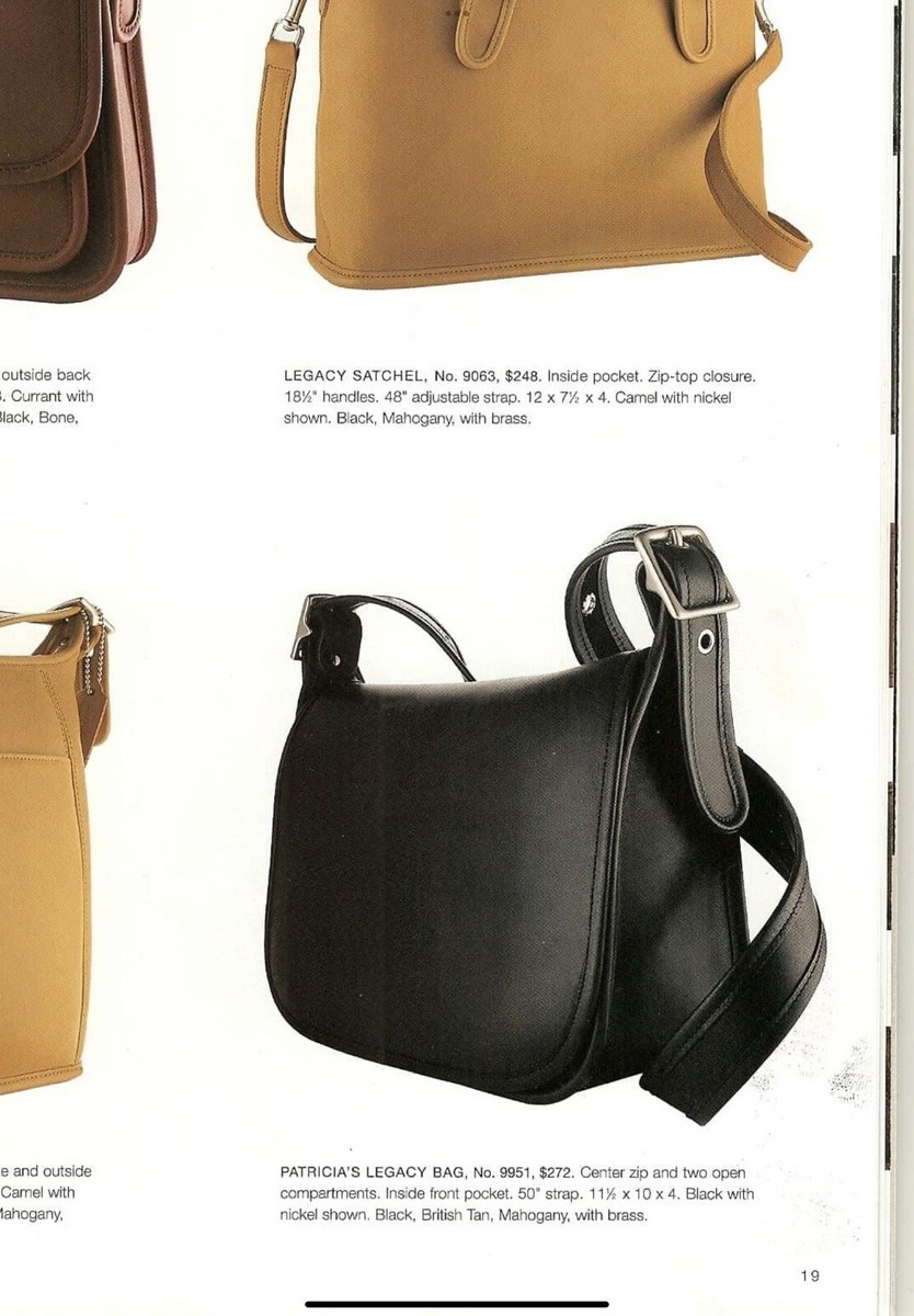 COACH Vintage Patricia's Legacy Glovetanned Leather Shoulder Bag