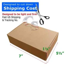 100 7x5½x1½ Cardboard Paper Boxes Mailing Packing Shipping Box Corrugated Carton