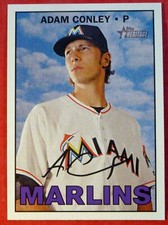 2016 Topps Heritage Adam Conley #533 (Marlins) NM+