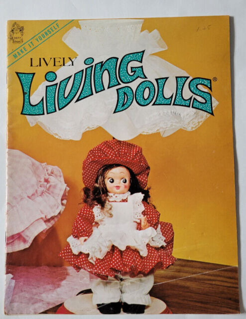 Vintage 1975 Lively Living Dolls Book 16" Doll to Make Full-size Patterns #0377