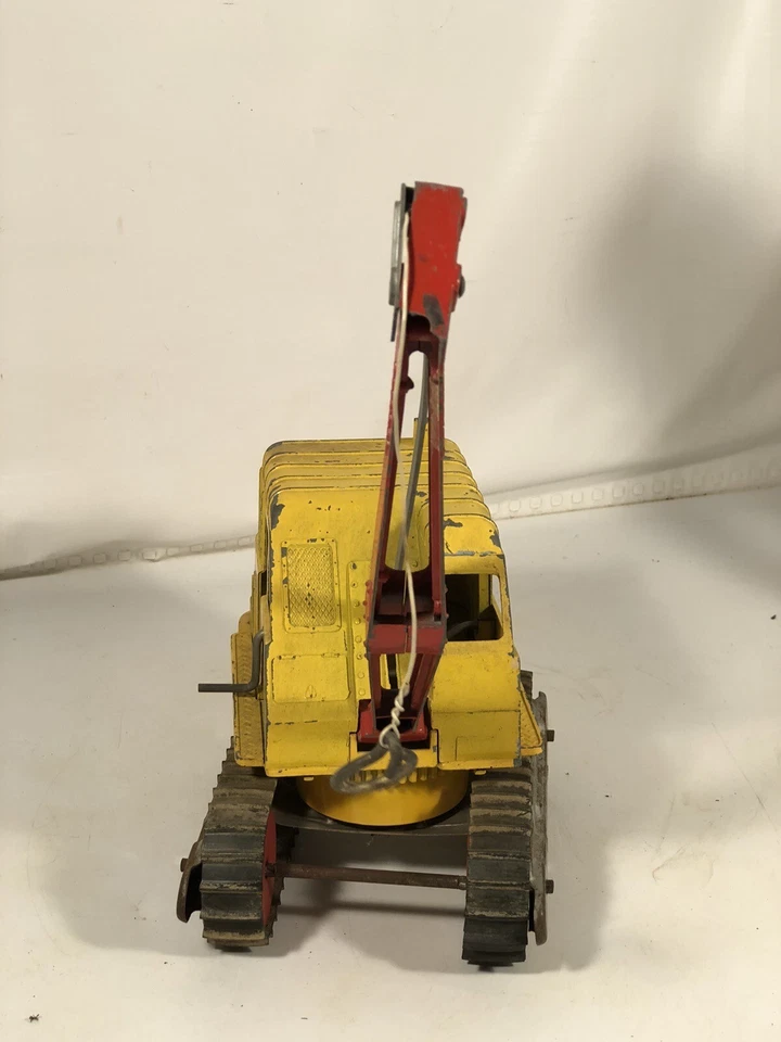 Vintage Hubley Steam Shovel Excavator Wood Wheels Pressed Steel Made In USA - Image 4 of 4