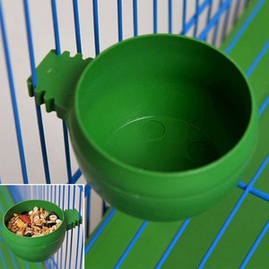 Bird Aviary Parrot Quail Bird Cage Feeder Box Food Water Feeder