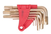 KS Tools Bronzeplus Innensechskant-WinkelstiftschlüSsel-Satz 9-Tlg. (963.1513)