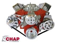 Small Block Chevy Serpentine Pulley Conversion Kit Alt Ps Mid Mount Sbc Lwp 3 Small Block Chevy Serpentine Pulley Conversion Kit Alt Ps Mid Mount Sbc Lwp 3