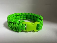 Neon Green Paracord Bracelet - made in USA
