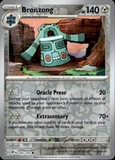 Bronzong Reverse Holo Pokemon TCG Card 145/197