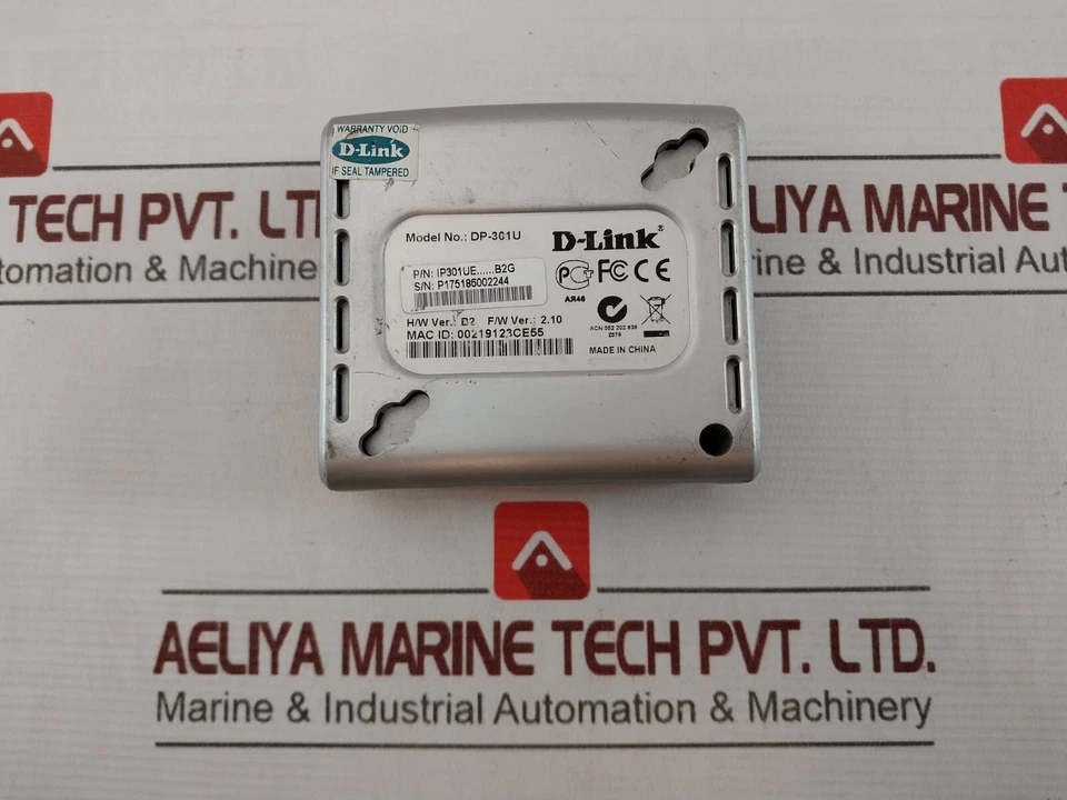 D-Link DP-301U Ethernet USB Print Server IP301UE..B2G 5V 2.5A, H/W VER: B2 - Image 2 of 4