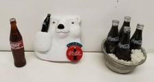Coca Cola Magnets Vintage 1995 Set of 3