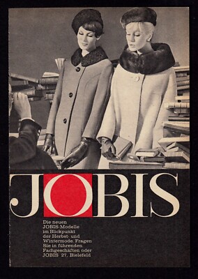 3w6818/ Alte Reklame von 1962   JOBIS Damenmode