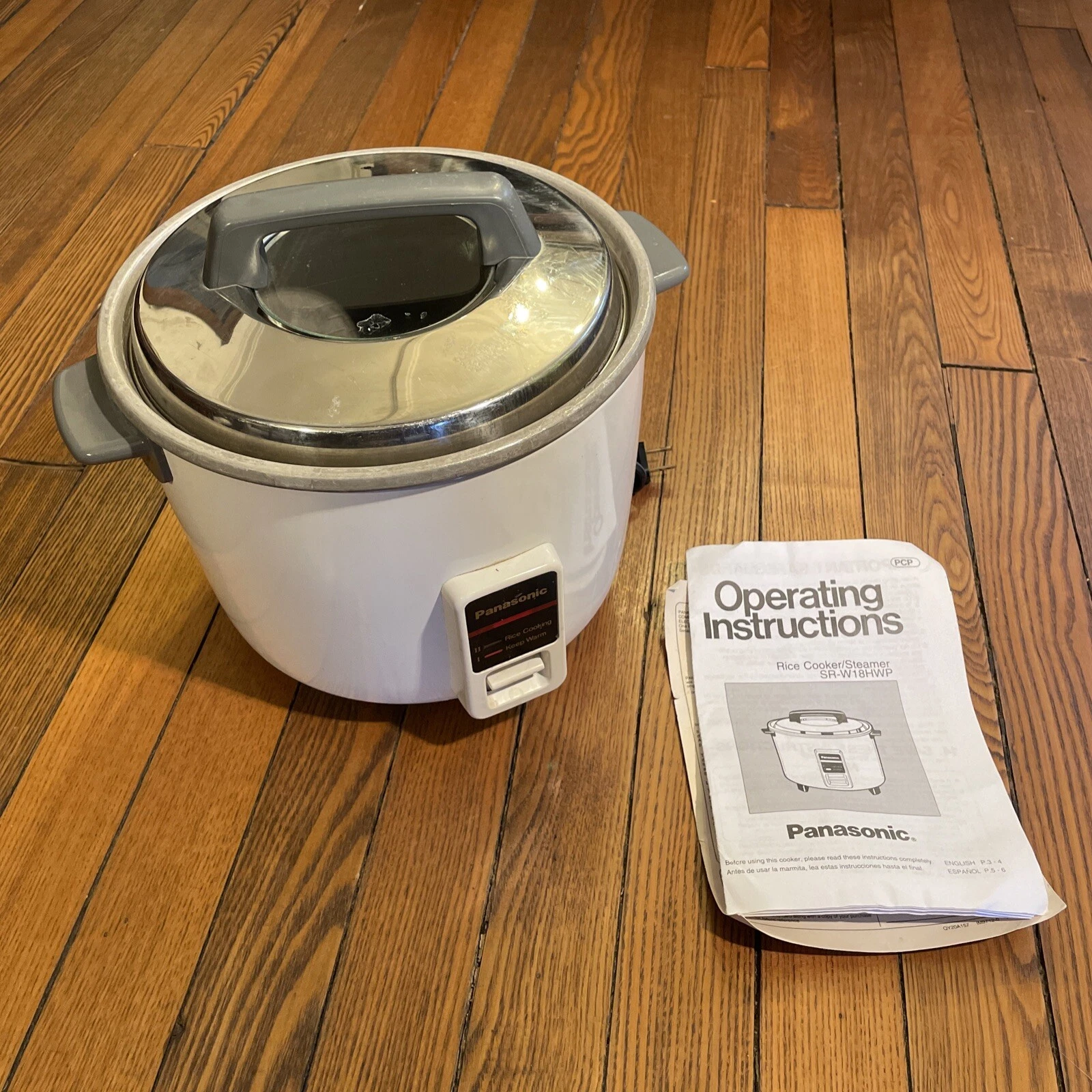 Panasonic Rice-O-Mat Model SR-18FH 10 Cup Vintage Tested Classic Works! ✅✅✅
