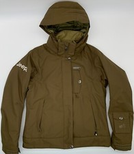 ROSSIGNOL JACKET BROWN SNOW SKI REMOVABLE HOO...