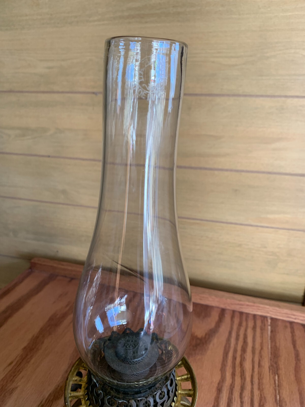 Early 1900s Brass Rayo Oil lamp W/ Labastie USA Stamped Glass eBay