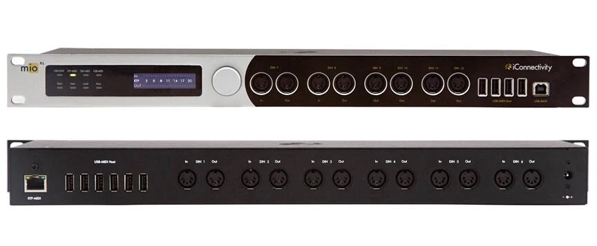 iConnectivity MIOXL USB MIDI Interface - Black And Silver UPC 888680992668 - Image 2 of 2