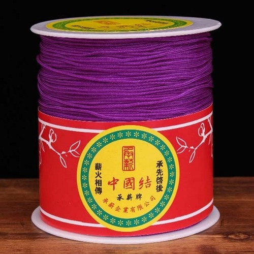 Nylon Chinese Knot Macrame Cord Braided Strings Thread Wire Line Women's Jewelry - Picture 25 of 42