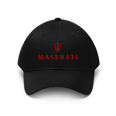 Casquette logo voiture de course Maserati casquette sergé casquette de  baseball
