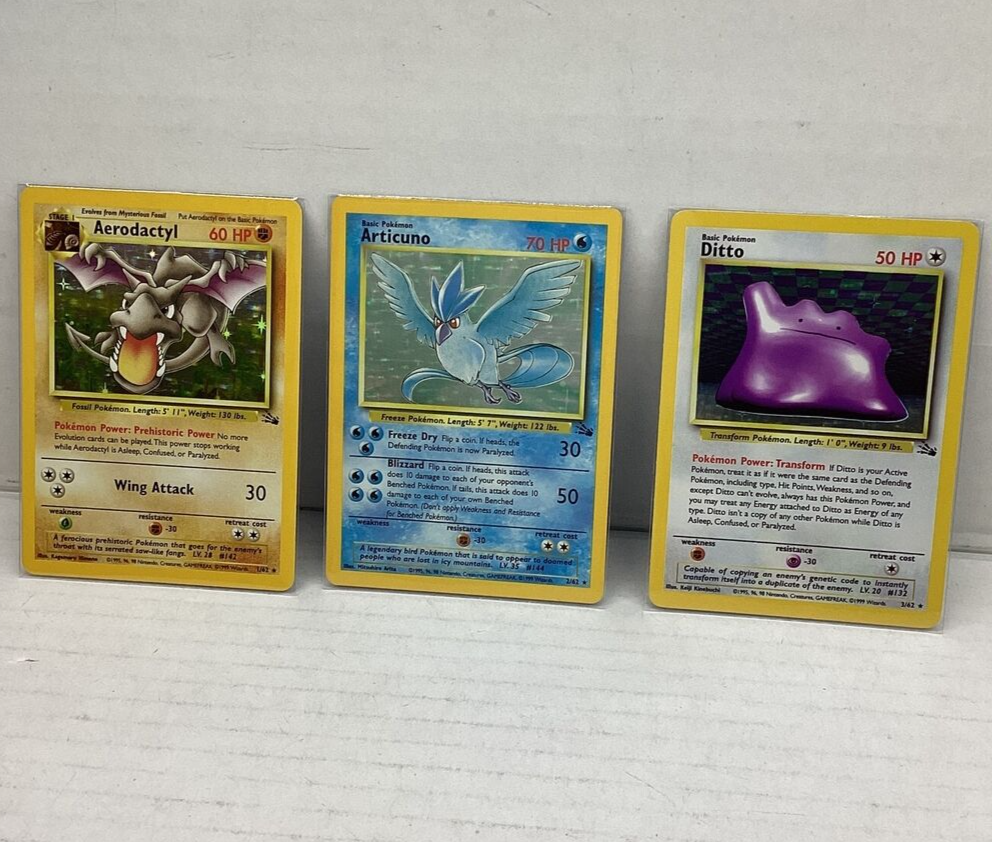 ポケモンカードゲーム pokemon tcg fossil 1ed 3packs set s-l1200.jpg