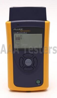 Fluke Networks LinkRunner Duo Gigabit Copper Fiber Network Tester
