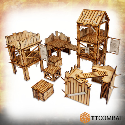 FSC031 TTCombat - Fantasy Realms - Savage Domain: Marauder Outpost (Terrain)
