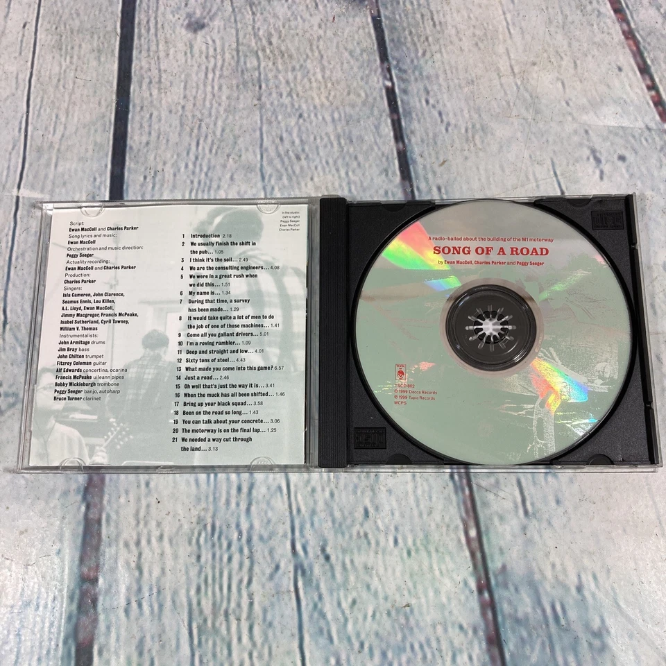 Song of a Road Ewan MacColl Charles Parker CD 1999 Topic Records Folk Music Foto 3 de 4