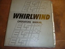 Elgin Whirlwind Street Sweeper Owner Operator User Instruction Manual xz