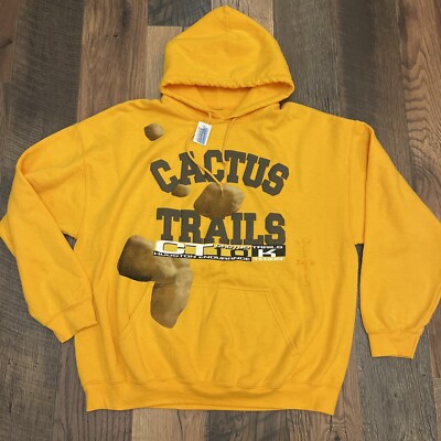 Cactus Jack Trails Boulder Potatoes Varsity Hoodie Travis Scott Mens Large
