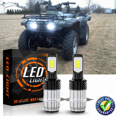 For Honda Fourtrax TRX300FW 1988-2000 - LED Headlight 6000K White Light Bulbs++