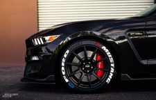 Permanent Tire Lettering Fit For Ford Mustang Stickers 16-22 8x Pcs 1.25