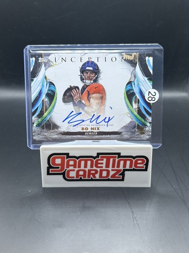 AUCTION #28- BO NIX 2024 TOPPS INCEPTION FOOTBALL ROOKIE AUTO