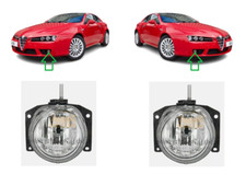 Neu für Alfa Romeo Brera 2005-2010 Vorne Stoßstange Nebelscheinwerfer Paar Set