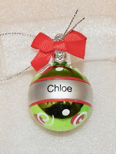 Christmas Keepsake Ornaments Green Ganz 2" x 1 1/2" You Choose Many Names 178Y - Picture 32 of 130