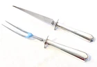 Towle Sterling Silver Lady Constance  2 Piece Steak Carving Set Monogram M 1922
