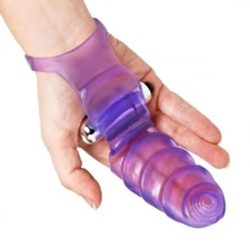 DOUBLE FINGER BANGER VIBRATING G-SPOT GLOVE