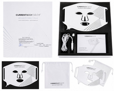 Current body skin LED light therapy mask