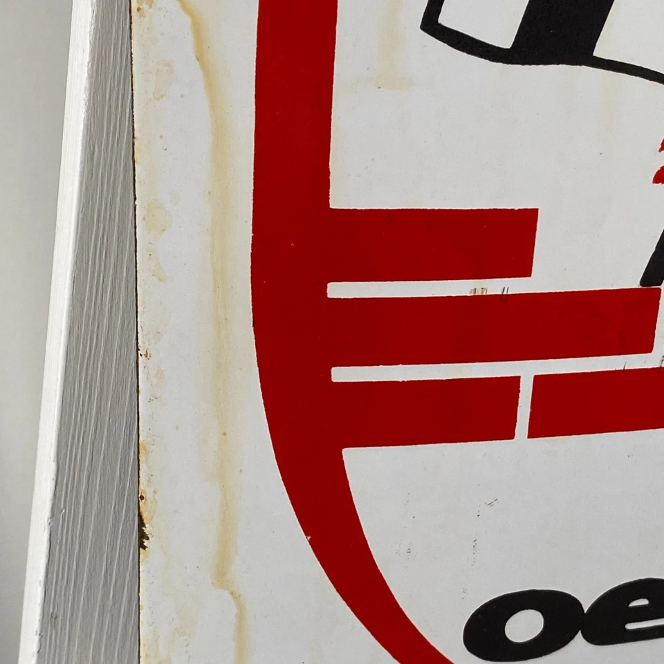 OKRASA Enamel Sign - 40x30cm (15.7x11.8") - Rare Vintage Metal Porcelain Signage - Image 4 of 4