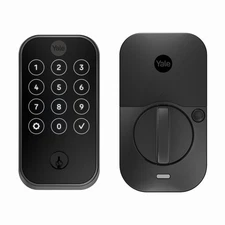 Yale Pro 2 Keypad Lock with Zwave Plus Black Suede, Model YRD614-BLE-BSP