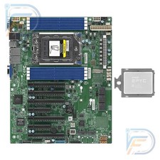 AMD EPYC 7763 64C 128T CPU  Supermicro H12SSL-i SP3 DDR4 Server Board Combo