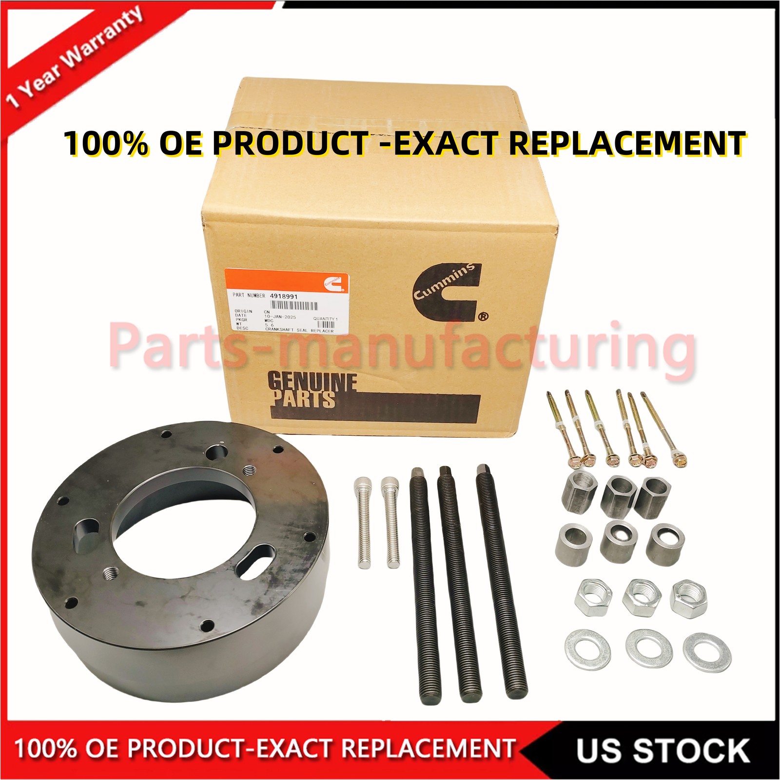 OEM Genuine For Cummins ISX12 ISX15 Front Crankshaft Seal & Wear Sleeve Remover