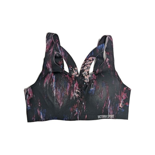 Victoria's Secret Sport Sports Bra 34B Angel Max Support Multicolor Padded Soft