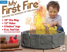 Prank-O My First Fire Prank Gift Box – Empty Box for Wrapping Real Presents – Hi